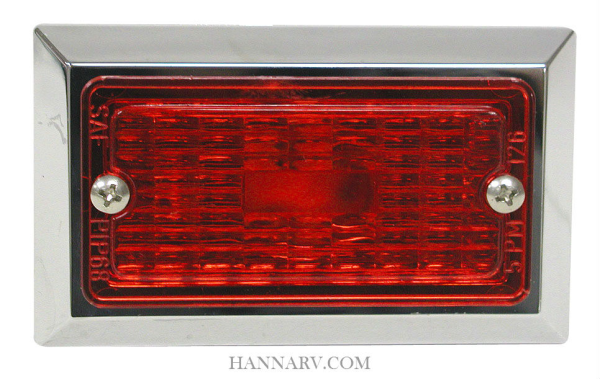 Peterson 126R Red Rectangular Clearance Side Marker Light